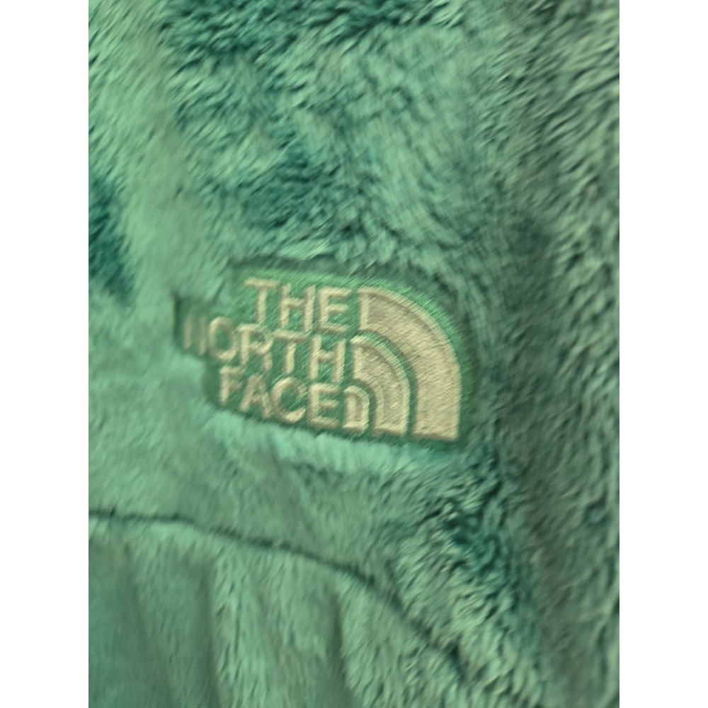 Women's North Face Fleece Pullover Quarter Zip With Hood  Porcelain Green 3X - Picture 3 of 6